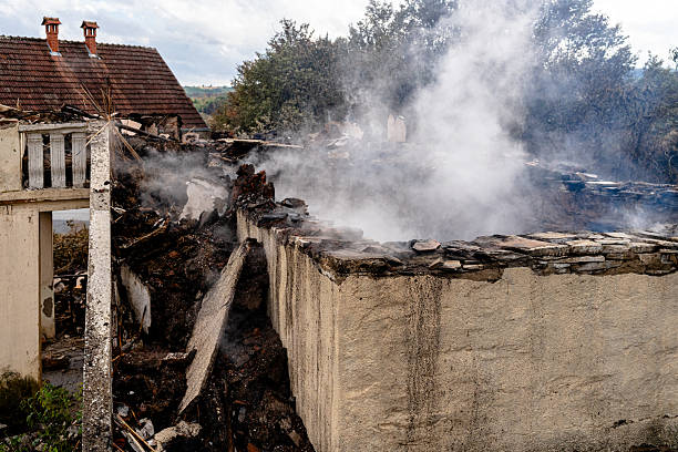 Professional Fire Damage Removal technician working in Lanham, MD